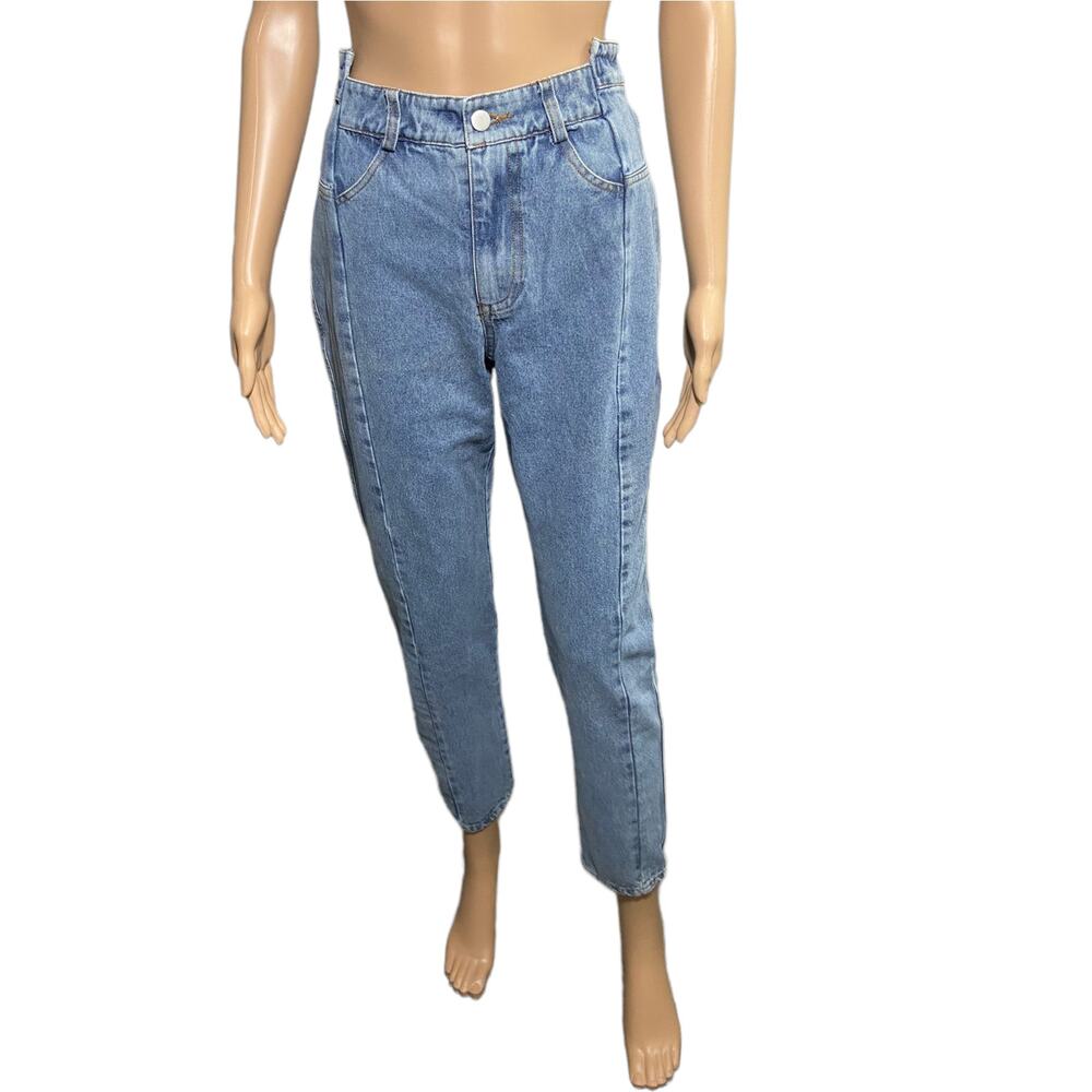 Le Lis High Waist Denim Trousers Size S